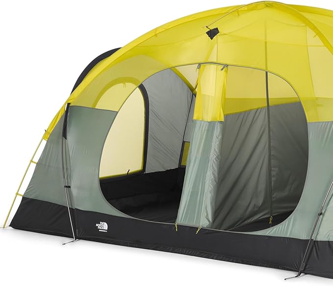 THE NORTH FACE Wawona 8 Tent | Eight Person Camping Tent, Water Repellent, Spacious & Easy to Set Up, Attached Vestibule Area