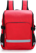 Portable First Aid Kit, Medical Emergency Survival Bag, First Responder Trauma Backpack, for Home Health Camping Field Trips(Red)
