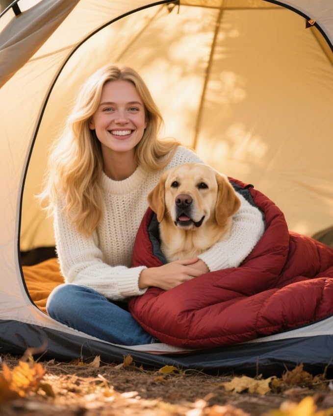 Single Sleeping Bag for Adults Kids 3-Season, Lightweight Waterproof Ripstop, Dual Zipper Bottom Vent, Compression Sack, Portable Camping Hiking Backpacking Gear