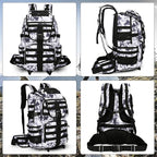 50L Military Tactical Backpack 3 Day Assault Pack Molle Daypack Hiking Backpack for Men and Women