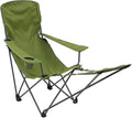 ALPS Mountaineering Escape Lounge Camping Chairs for Adults with Footrest and Adjustable Armrests, Sturdy Steel Frame, Compact Foldable Design, and Carry Bag