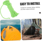 Mipcase 1roll Outdoor Camping Tent Tie Ropes Reflective Windproof Ropes for Lanterns Clothing and Gear Storage Lightweight and for Hiking and Backpacking