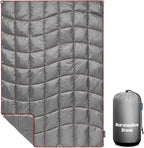 Camping Blanket, Packable Puffy Blanket Down Alternative Blanket Lightweight Windproof Water Resistant for Outdoors,Hiking, Backpacking,Beach,Car,Picnic,Stadium 52x75in