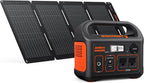 Jackery Solar Generator 300, 293Wh Power Station with 40W Solar Panel, 300W Pure Sine Wave AC Outlet for RV Outdoors Camping Travel Blackout