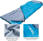 Adult Sleeping Bag with Pillow Comfortable Durable & Waterproof Lightweight for Adults Kids Spring Summer Autumn 3 Seasons Travel Camping Outdoor