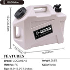 3.2 Gallon/5 Gallon Water Containers with Spigot, BPA Free Water Jug, Military Green Water Tank, Multifunction Water Storage Containers for Camping Outdoor Hiking,Emergency Stroage