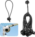 Shappy 20 Pcs 5.9 Inch Soccer Bungee Cords with Ball Elastic Cord Straps Tarp with Balls Sports Replacement Soccer Rebounder Goal Bungee Canopy Shock Cords for Ball Training Goal Camping Tent Net Door