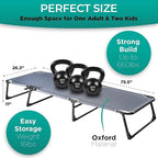 ZONETECH Folding Cot & Pad Mattress 4 Position Adjustable Portable, Premium Quality for Adult and Kids-Perfect for Camping, Travel, Patio, Beach, Indoor & Outdoor Activity (3-Pack)