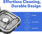 Naturehike Upgraded Folding Gas Stove 2 Burner Camping Stove Portable Gas Stove with Dual Burners Compact Lightweight Propane Stove for Camping Picnics Backpacking
