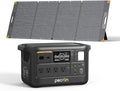 PECRON F1000LFP Portable Power Station with 1 x 300W Solar Panel, 1500W, 1004Wh LiFePO4 Battery Solar Generator, UPS, Fast Charging, Perfect Power Backup for Camping, Home Use, RV