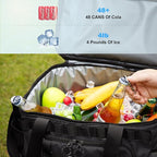 Soft Travel Coolers Bags Insulated Cooling 16hour for Camping Hiking Beach Travel Soft Sided Insulated Cooler Bag 20/48Cans for Women Men