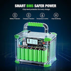 GRECELL 300W Portable Power Station 288Wh Solar Generator with USBC PD 60W, 110V Outlet Perfect for Camping, Outdoor Trips, Home Backup & Travel