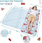 Toddler Nap Mat, Kids Sleeping Bag with Pillow & Minky Blanket, Girls Extra Large Rolled Nap Mats for Preschool Daycare Camping Kindergarten