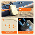 Litheli Paddle Board Pump,20PSI High Pressure SUP Pump,Electric Air Pump for Inflatables,Rechargeable Battery-Powered,Dual Stage Inflation&Deflation,Auto-Off for Stand Up Paddle Boards,Kayaks,Tent
