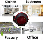 4” Low Noise Inline Blower Can Fan, Portable Ventilator High Velocity Utility Blower, Ventilation Exhaust Fan for Heating Cooling Booster, Grow Tents, Hydroponics (Black 40W)