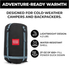 GRAND TRUNK Evolution 20 Down Hammock – Cold Weather Hammock with Integrated Sleeping Bag & Underquilt, 20°F Rated, Lightweight Camping & Backpacking Hammock