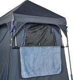 Kakadu Outback Shower Tent, Portable Privacy Shelter, Outdoor Camping Toilet Tent, Changing Room, Sturdy, Easy Setup - with LED Light, Carry Bag, Towel Rod