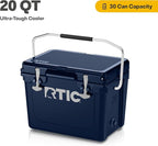 RTIC Ultra-Tough Cooler, Hard Insulated Ice Chest Box for Beach, Drink, Beverage, Camping, Picnic, Fishing, Boat, Barbecue