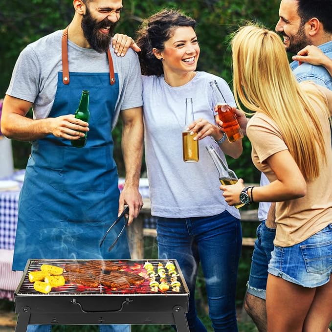 Uten Charcoal Grill, BBQ Grill Folding Portable Lightweight smoker Grill