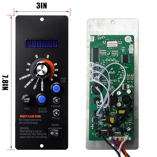Replacement Parts for Camp Chef Digital Temperature Controller Kit,Compatible with Camp Chef Wood Pellet Grills,with 2 Meat Probe,Temperature Sensor