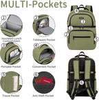 Cooler Backpack,Insulated Backpack Cooler Leakproof Double Deck Cooler Bag for Men Women RFID Lunch Backpack