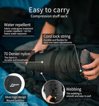 Litume All Season Fleece Sleeping Bag Liner Adds Up to 27°F/ 15°C, Lightweight Mummy Sleeping Sack for Cold Weather and Winter Backpacking, Camping, Traveling with Drawstring Hood and Stuff Sack E629