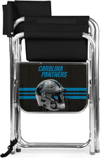 Picnic TIME NFL Unisex-Adult NFL Sports Chair with Side Table, Beach Chair, Camp Chair for Adults