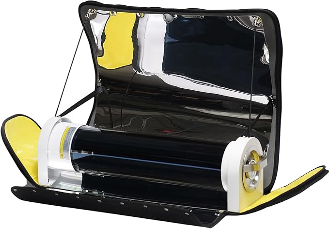 Solar Stove Portable Stove Solar Oven - Solar Cooker for Outdoor Cooking with 5L Large Capacity with Theometer, and Easy-to-Use Design for Camping Hiking and Family Party