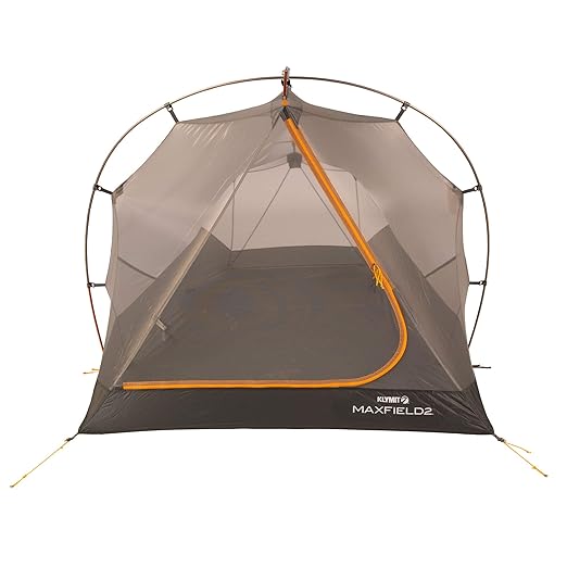 Klymit Maxfield Backpacking Tent, Lightweight Multi-Person Tent for Camping and Hiking