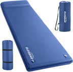 Elegear CumbreX™ Self Inflating Sleeping Pad, 3.15" Ultra-Thick Memory Foam Camping Pad with Pillow Fast Inflating in 20s Insulated Camping Mattress Pad 4-Season Camp Sleeping Mat for Camp/Travel/Tent