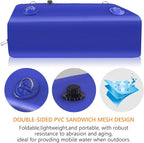 Water Tank, 30 Gallon Water Storage Bladder, Foldable Portable Water Storage, Large Water Storage Containers with 3/4" PVC Spigot and Hose Kit for Camping, Garden, Emergency Water Bag