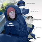 Naturehike Sleeping Bags for Adults, 10℉ 30℉ Mummy Backpacking Sleeping Bag, 0 Degree Lightweight Sleeping Bag Warm for Camping, Hiking