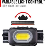 Coast RL10R 750 Lumen Rechargeable LED Headlamp with Variable Light Control and Rear Safety Signal