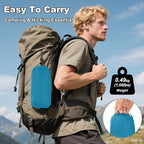 Cerulean Camping Gear with 2 Tree Straps Camping Hammock for Yard 114" x 54"