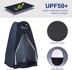 WolfWise Pop Up Changing Tent for Beach, Camping Portable Shower Tents, Outdoor Privacy Bathroom, Change Dressing Clothes Tent Pop Up Instant for Camp, Toilet, 6.2ft/6.6ft/6.9ft High