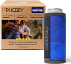 PHOOZY Insulated Can Cooler for Slim 12oz Cans with NASA-Inspired Technology - Patented Koozie That Keeps Drinks Cold 10x Longer - Lightweight Beer Koozie for Outdoor Adventures - Blue