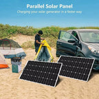 1600 Watt Solar Panel Kit, 4 × 400 Watt Flexible Solar Power Panel Photovoltaic Module with 40A Solar Charge Controller Monocrystalline Solar Panel for Camping Off Grid Battery Charging Boat
