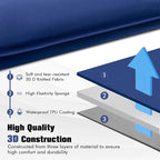 Tangkula Self Inflating Sleeping Pad, 3 Inch Inflatable Camping Mattress Pad with 9.5R Value, Insulated Foam Camping Mat with Pillow, Lightweight Camp Sleep Pad for Backpacking, Car, Tent
