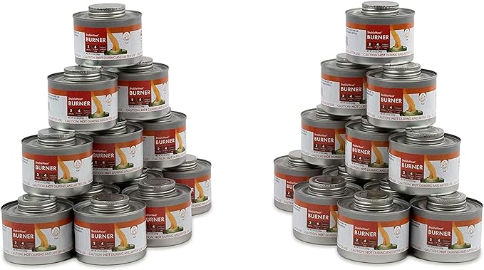New & Improved! Emergency Cooking Fuel Premium Storage Set, 20+ Year Shelf Life | Available in 4 Cans, 12 Cans, or 24 Can Packs