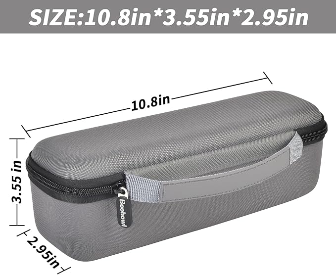 Boobowl Case Compatible with BYSOU/for AsFrost/for SupeDesk/for Outask Camping Light Telescopic and Collapsible Night Mobile Lighting Battery, Outdoor Camping Lantern Bag (Box Only) - Grey