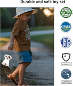 Kids Camping Essentials – LED Kids Lantern and Rechargeable Kids Headlamp Set | Multiple Purposes Kids Nightlight/Flashlight Toys –Holiday, Halloween N Birthday Gifts for Toddlers and Kids (Beige26)