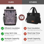 Cooler Backpack 33/40 Cans Coolers Insulated Leak Proof for Men & Women, Waterproof Soft Sided Lunch Camping Beach Travel Ice Chest Bag Hiking Picnic Backpack