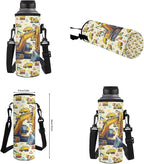 Excavator Backpack and Lunch Box Set Boys American Flag 17 Inch Kids School Backpack Boy Bookbag with Lunch Box Set of 4 Students Back to School Gifts Bag