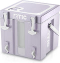 RTIC Halftime Water Cooler Portable Carrier Container, Drink Beverage Dispenser, Stackable with 2 Taps, Bottleless, BPA-Free, for Sports, Camping, BBQ, Parties, Picnic, & More, Dusty Lilac