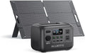 BLUETTI AC2A Solar Generator with 100W Solar Panel Included (Ships Separately), 204Wh LFP Battery Backup, w/ 2 300W (600W Power Lifting) AC Outlets, 0-80% in 40 Min, Portable Power Station for Camping