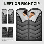 XXL Winter Sleeping Bags for Adults Cold Weather,Camping Sleeping Bag for Kids with Compression Sack,4 Season Camping Essentials Gear for Hiking,Traveling,Outdoor,Backpacking,Climbing