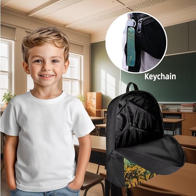 Shark Backpack with Lunch Box Kids Backpack for School Boys 3Pcs Kindergarten Elementary Middle Camping Travel Mochilas Escolares Para Niños with Keychain Wrist Lanyard Back Pack for School