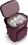 CORE Magnetic Leak Proof Soft Cooler with Waterproof Zipper | Insulated Bag Portable Ice Chest Box | Best Soft Cooler for Food & Beverages for Tailgating, Car Camping, Travel, and Family Beach Picnics