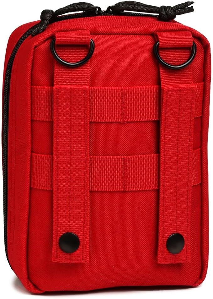 Orca Tactical First Aid Molle Pouch - Heavy Duty IFAK Pouch - Empty Medical Pouch Ideal for Military Use EMTs Law Enforcement Camping and Hiking - Med Pouch for Optimal Organization
