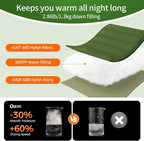 XL Sleeping Bag-600 Fill Power Down Sleeping Bag for Adults, Ultralight Ideal for Backpacking, Camping, Hiking